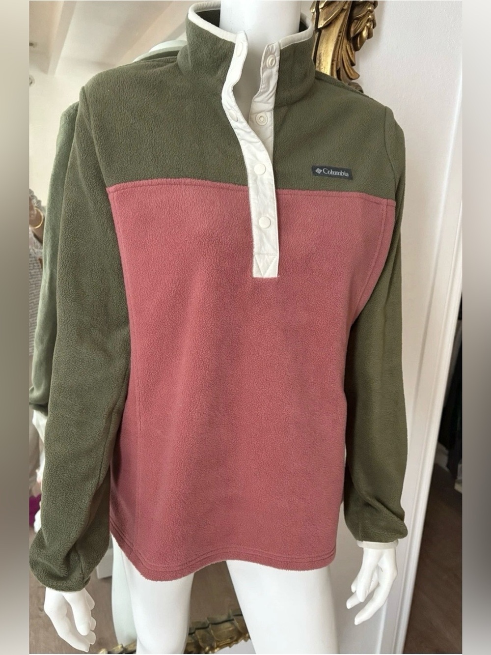 Columbia Quarter Snap Fleece Pullover Women'S Size M